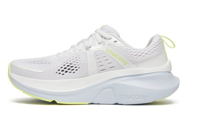 Saucony Womens Guide 18 - White/Ice Melt - Stability - SS25