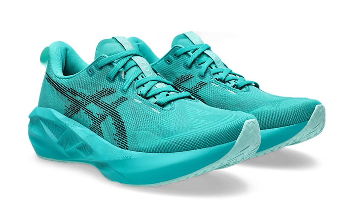 Asics Mens Novablast 5 - Wave Teal/Black - Neutral - SS25