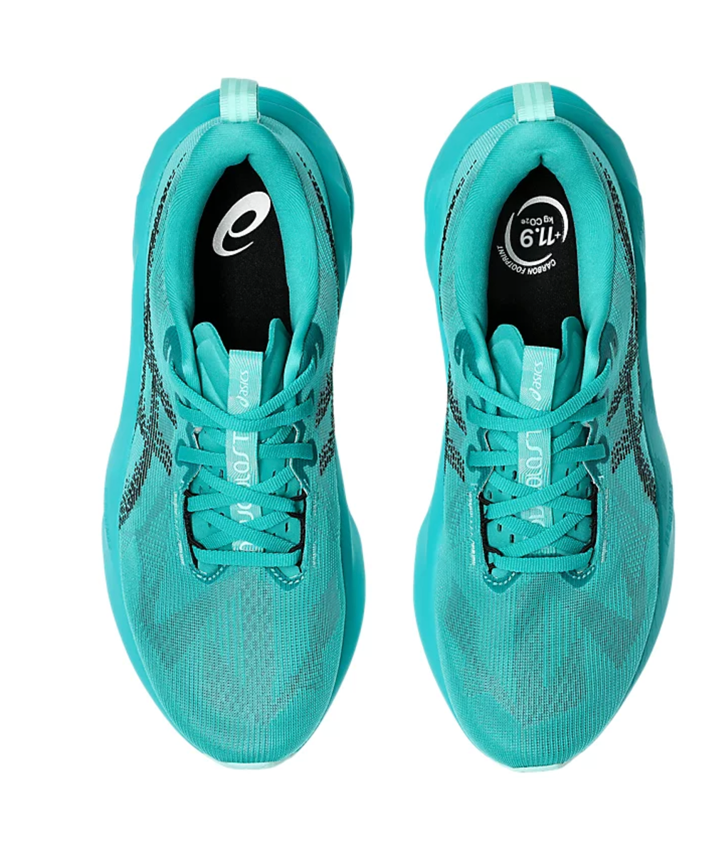 Asics Mens Novablast 5 - Wave Teal/Black - Neutral - SS25