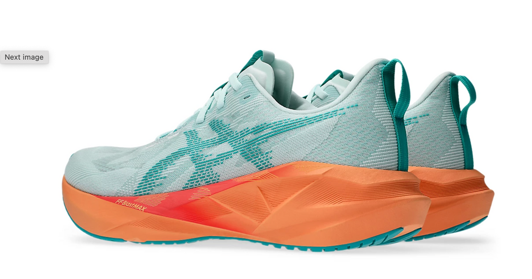 Asics Mens Novablast 5 - Soothing Sea/Wave Teal - Neutral - SS25