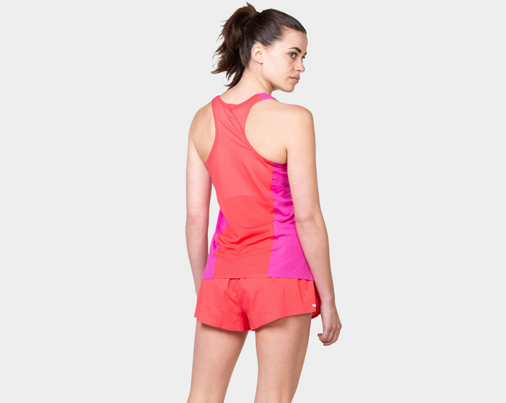 RonHill Womens Tech Race Vest - Razzmatazz/ Sunset