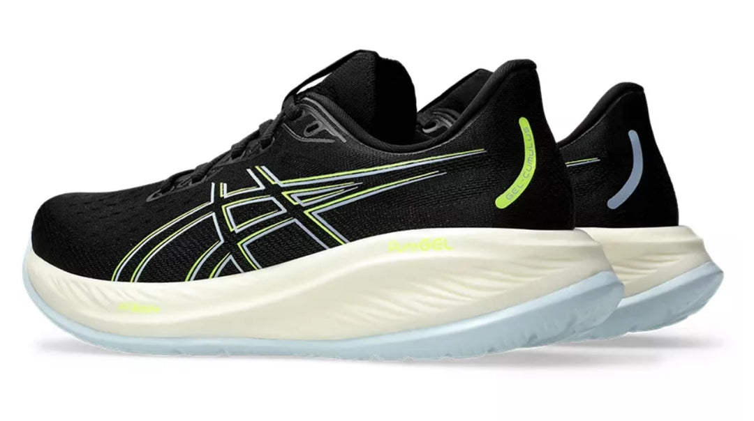 Asics Mens Gel Cumulus 26 - Black/Safety Yellow - Neutral