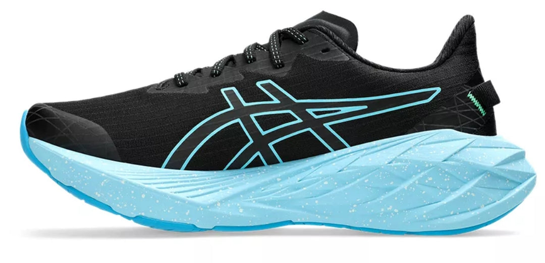 Asics Mens Novablast 4 Lite-Show- Lite-Show/Bright Cyan - Neutral