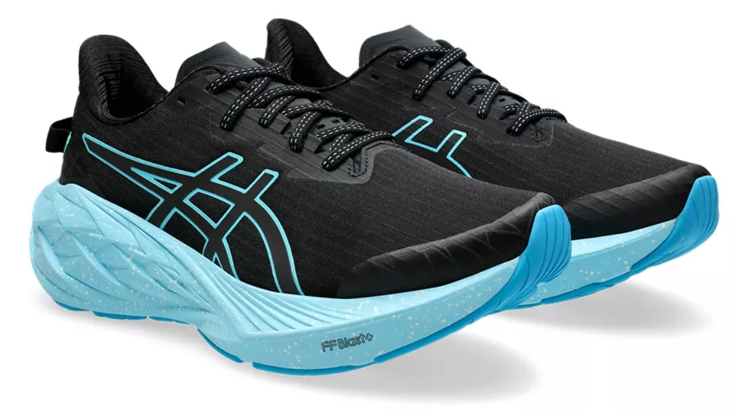 Asics Mens Novablast 4 Lite-Show- Lite-Show/Bright Cyan - Neutral