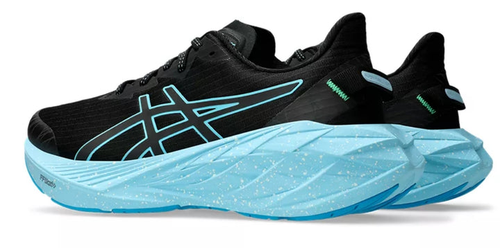 Asics Mens Novablast 4 Lite-Show- Lite-Show/Bright Cyan - Neutral