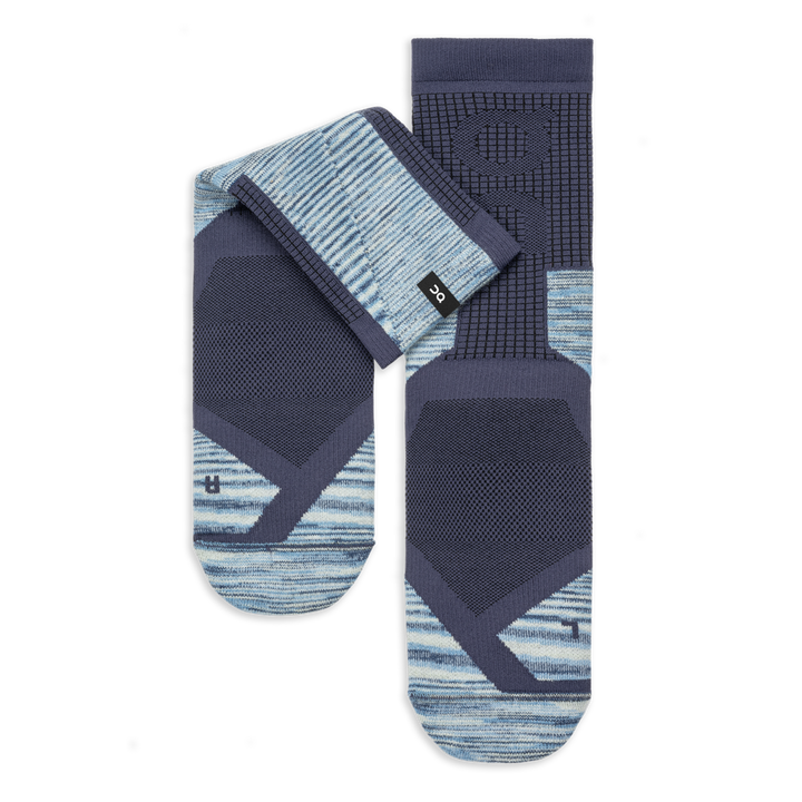 On Explorer Merino Sock Women - Midnight/Cobalt