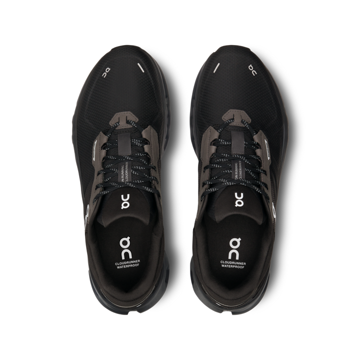 ON Mens Cloudrunner 2 Waterproof - Magnet/Black - Stability