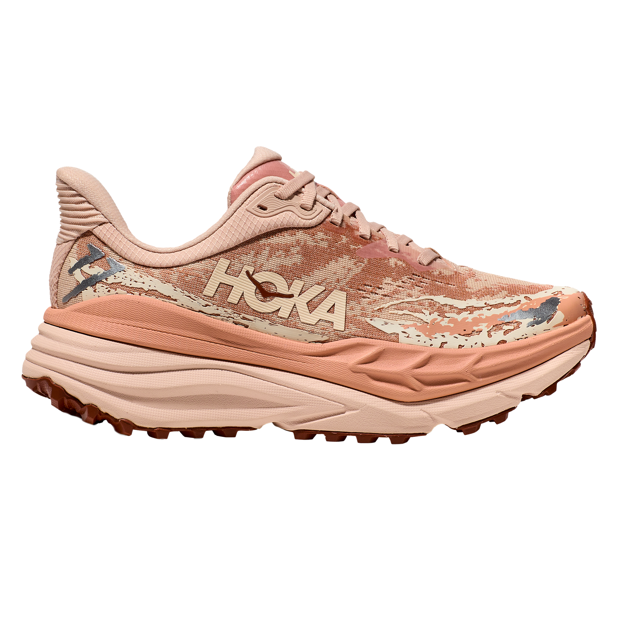 Hoka Womens Stinson 7 - Cream/Sandstone - Trail - SS25