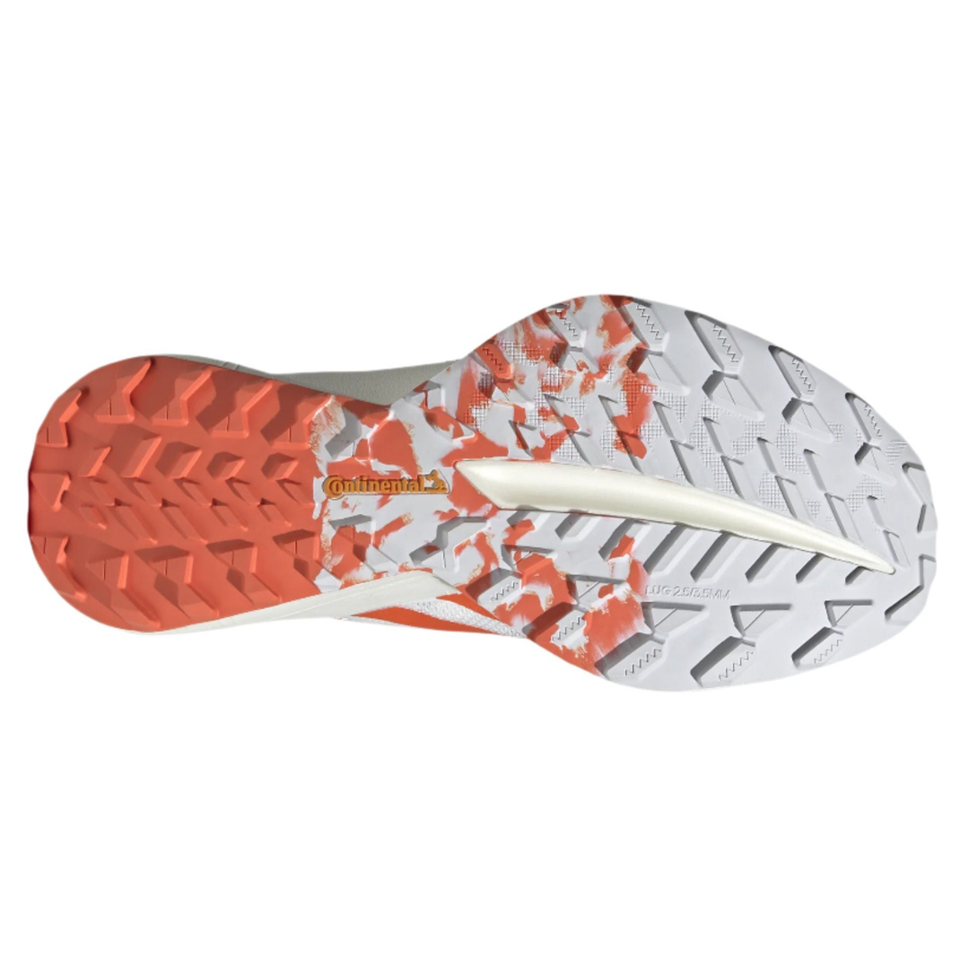 Adidas Mens Terrex Agravic Speed Ultra - Footwear White/Impact Orange/Dash Grey - Trail - SS25