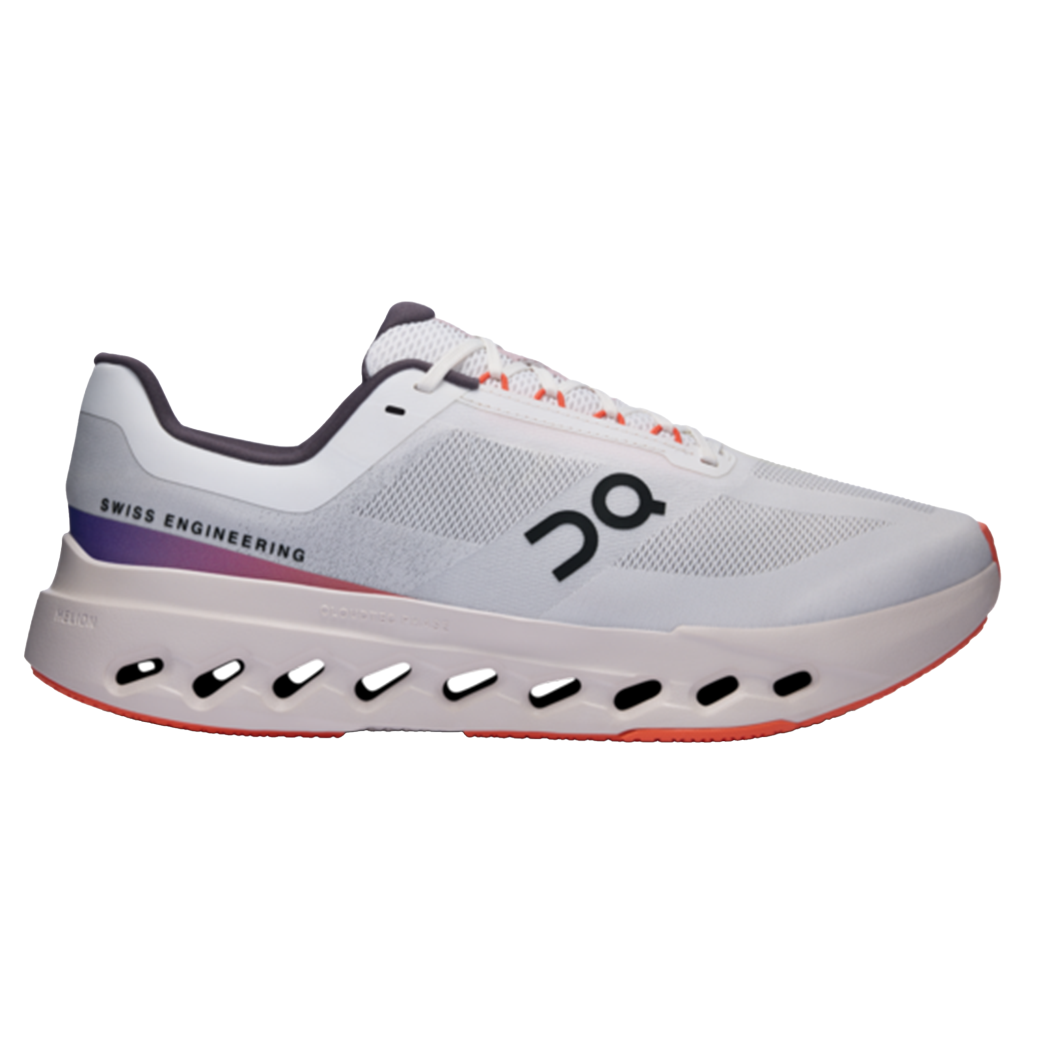 ON Womens Cloudsurfer Next - White/Flame