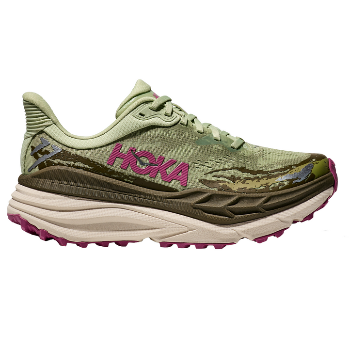 Hoka Womens Stinson 7 - Seed Green/Beetroot - Trail