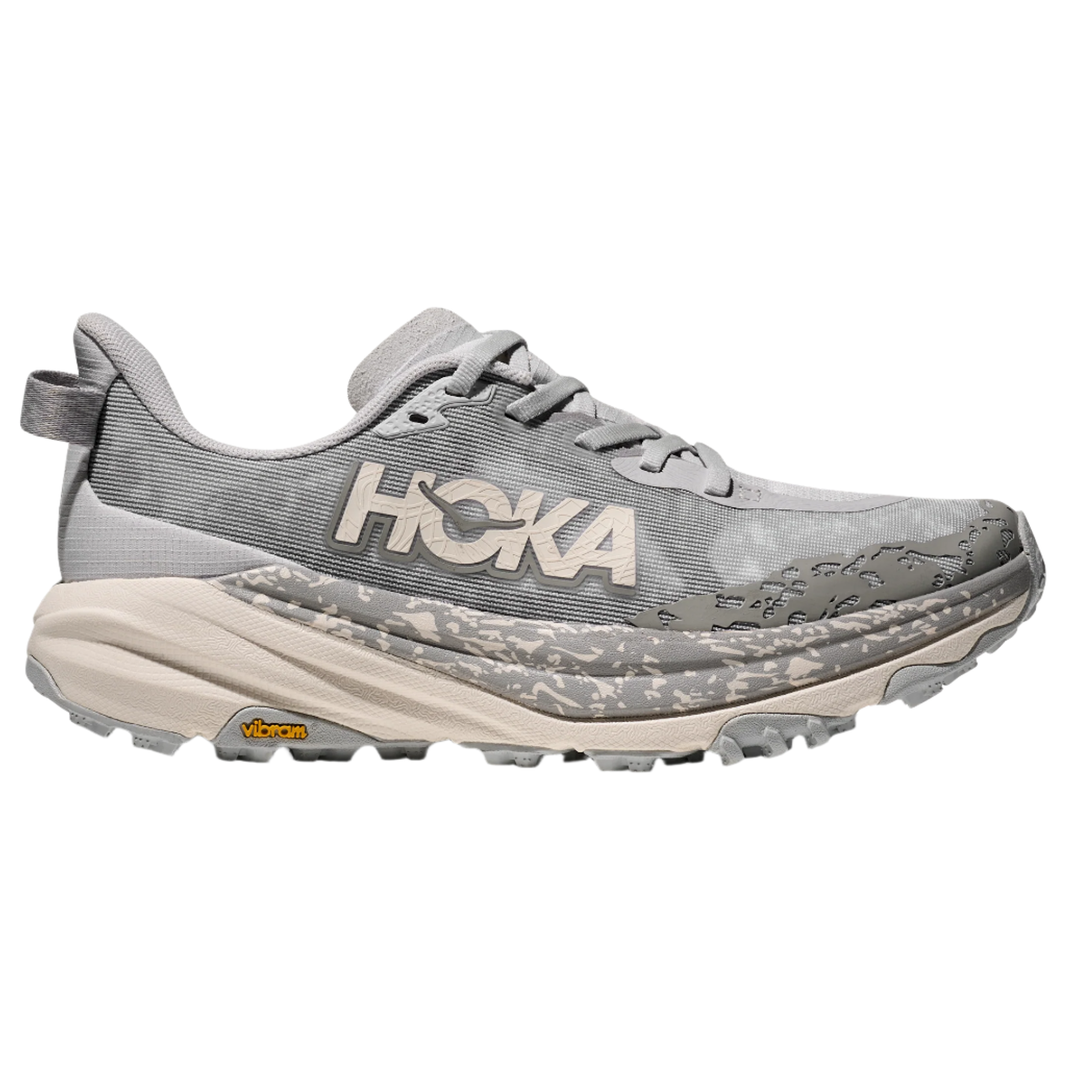 Hoka Womens Speedgoat 6 - Cosmic Grey/Alabaster - Trail - SS25