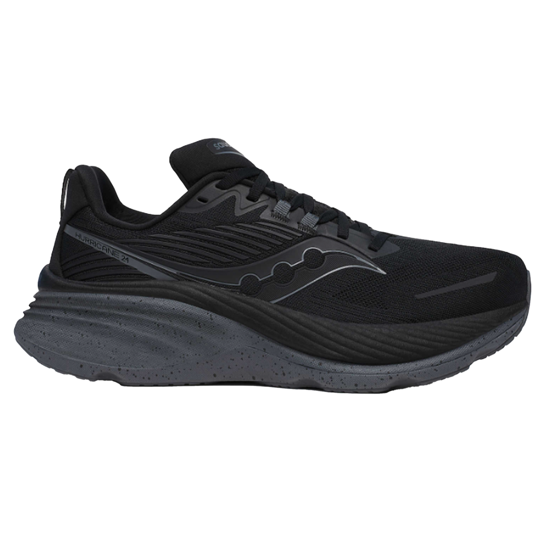 Saucony Womens Hurricane 24 - Black/Shadow - Stability