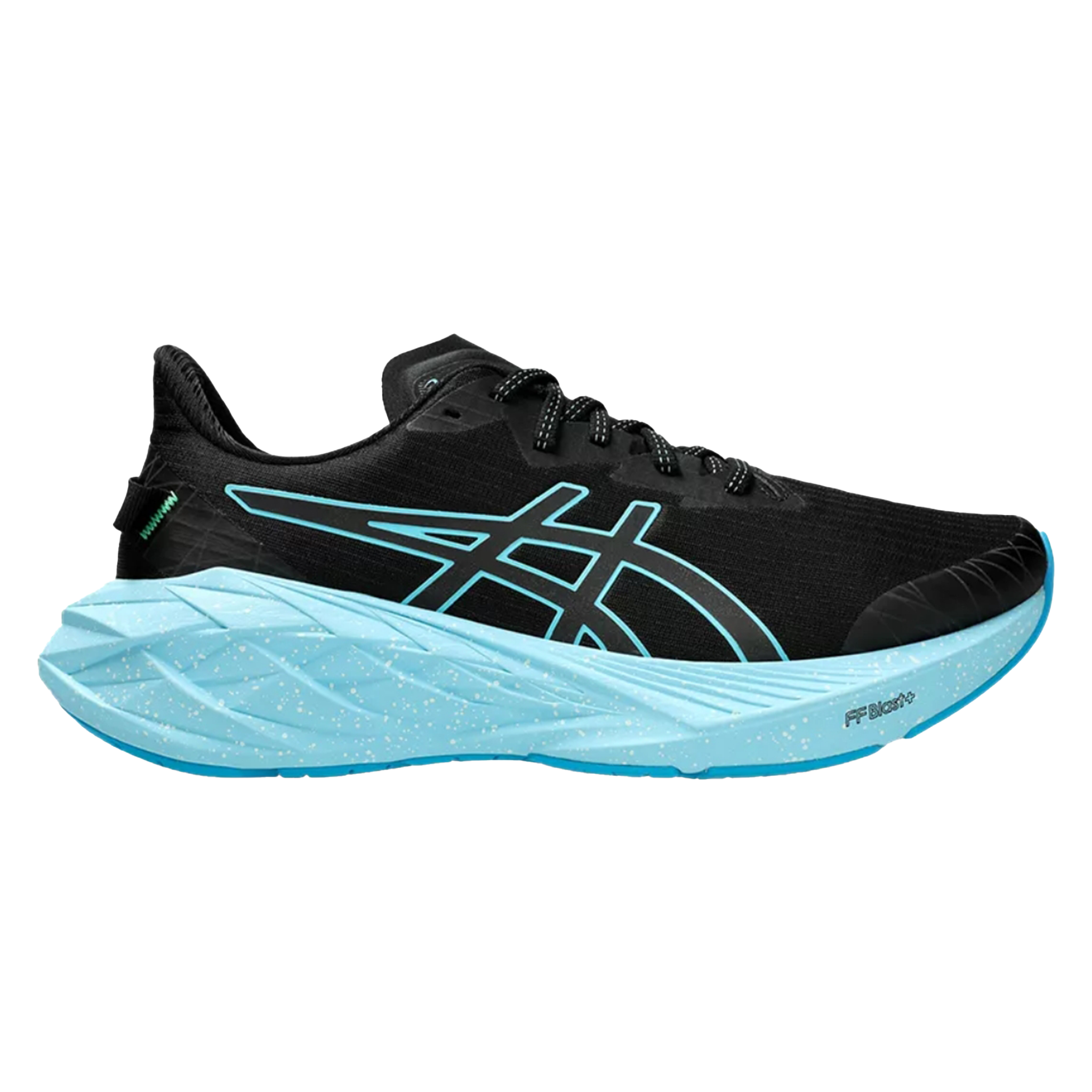 Asics Mens Novablast 4 Lite-Show- Lite-Show/Bright Cyan - Neutral