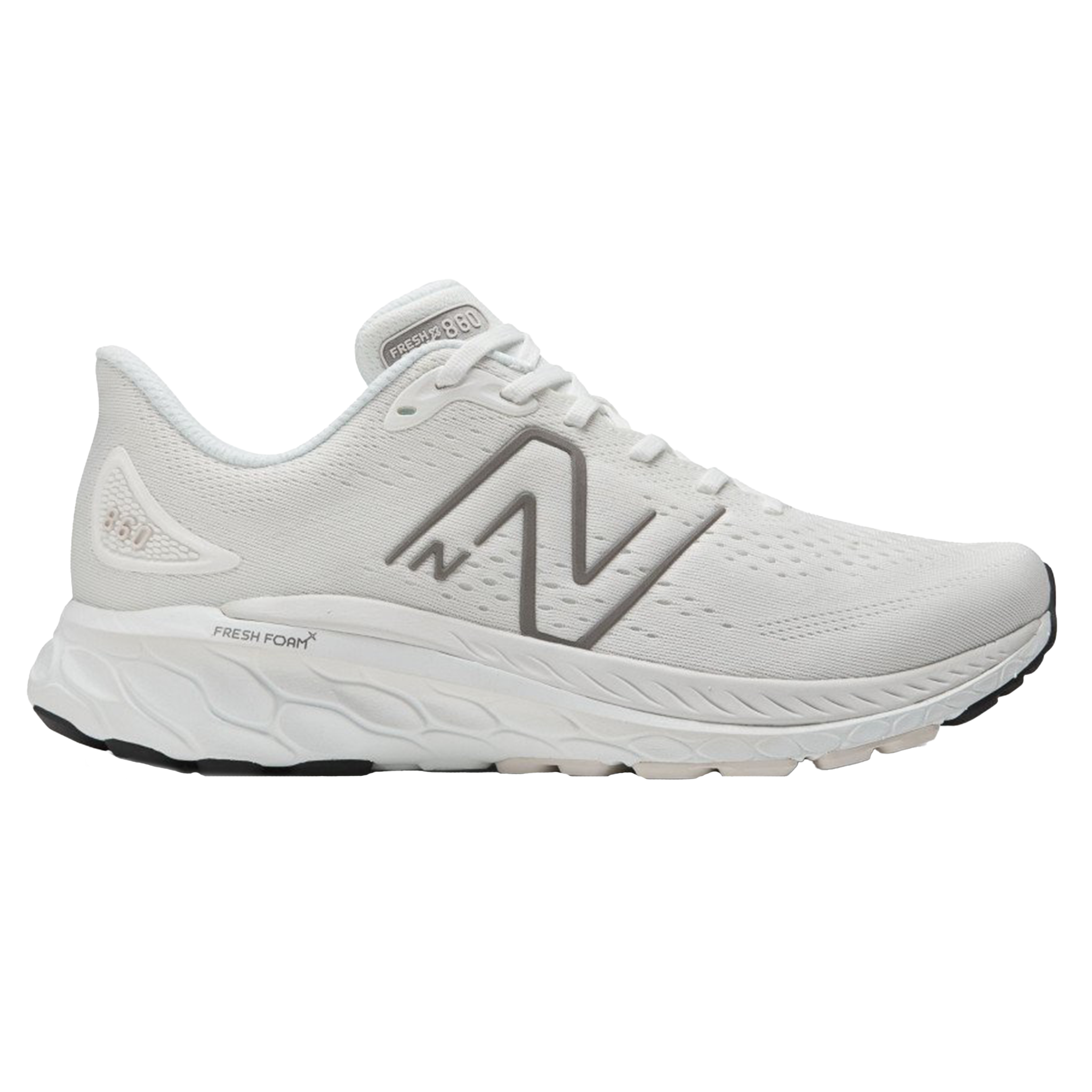 New Balance Mens 860v13 - White/Dark Silver Metallic/Reflection - Stability