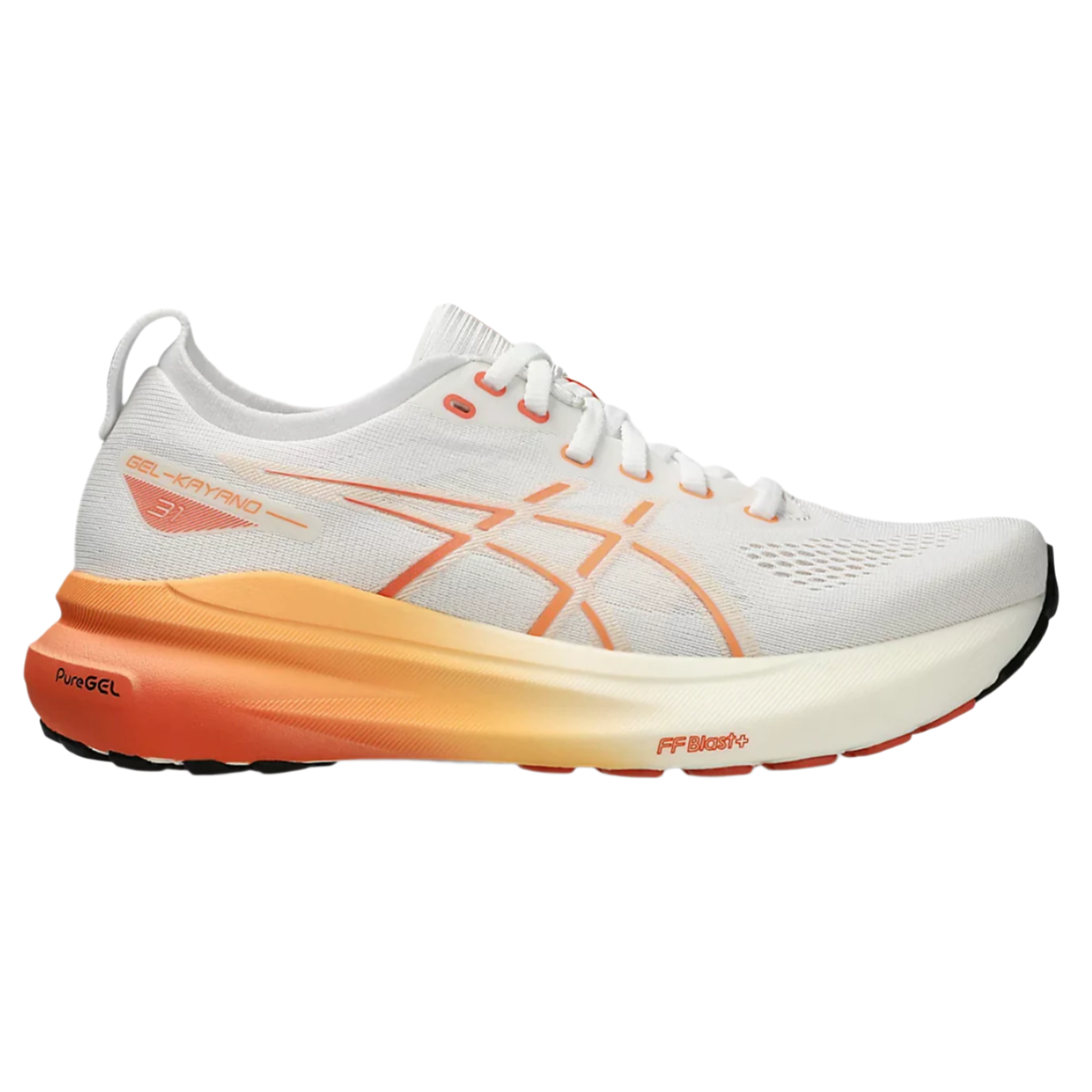 Asics Womens Gel Kayano 31 - White/Faded Orange - Stability