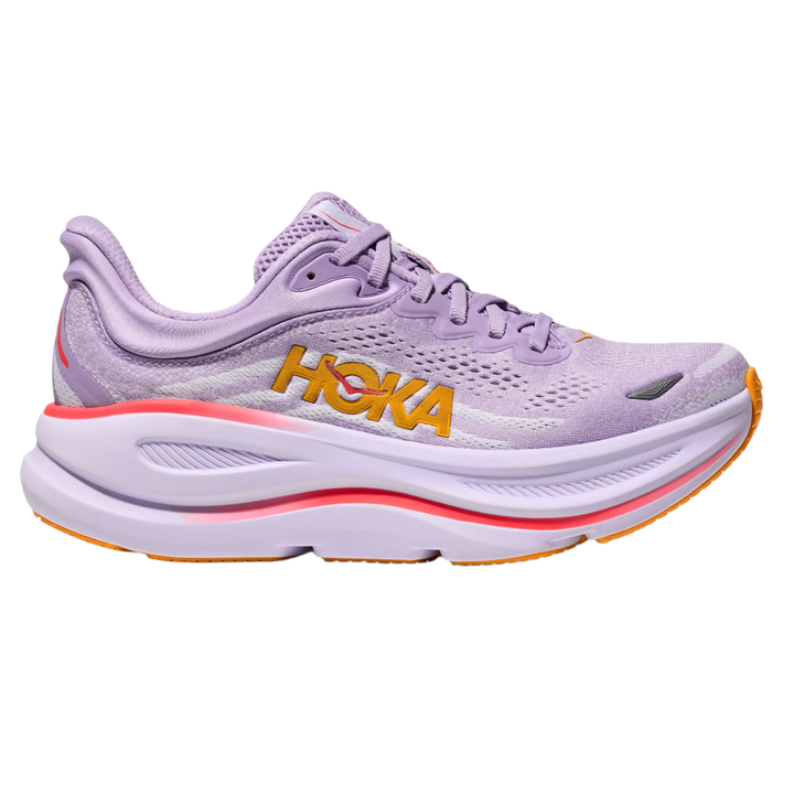 Hoka Womens Bondi 9 Wide - D Width - Aster Flower/Starlight - Neutral - SS25