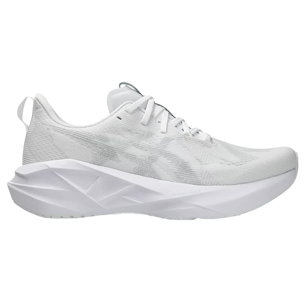 Asics Mens Novablast 5 - White/Piedmont Grey - Neutral - SS25