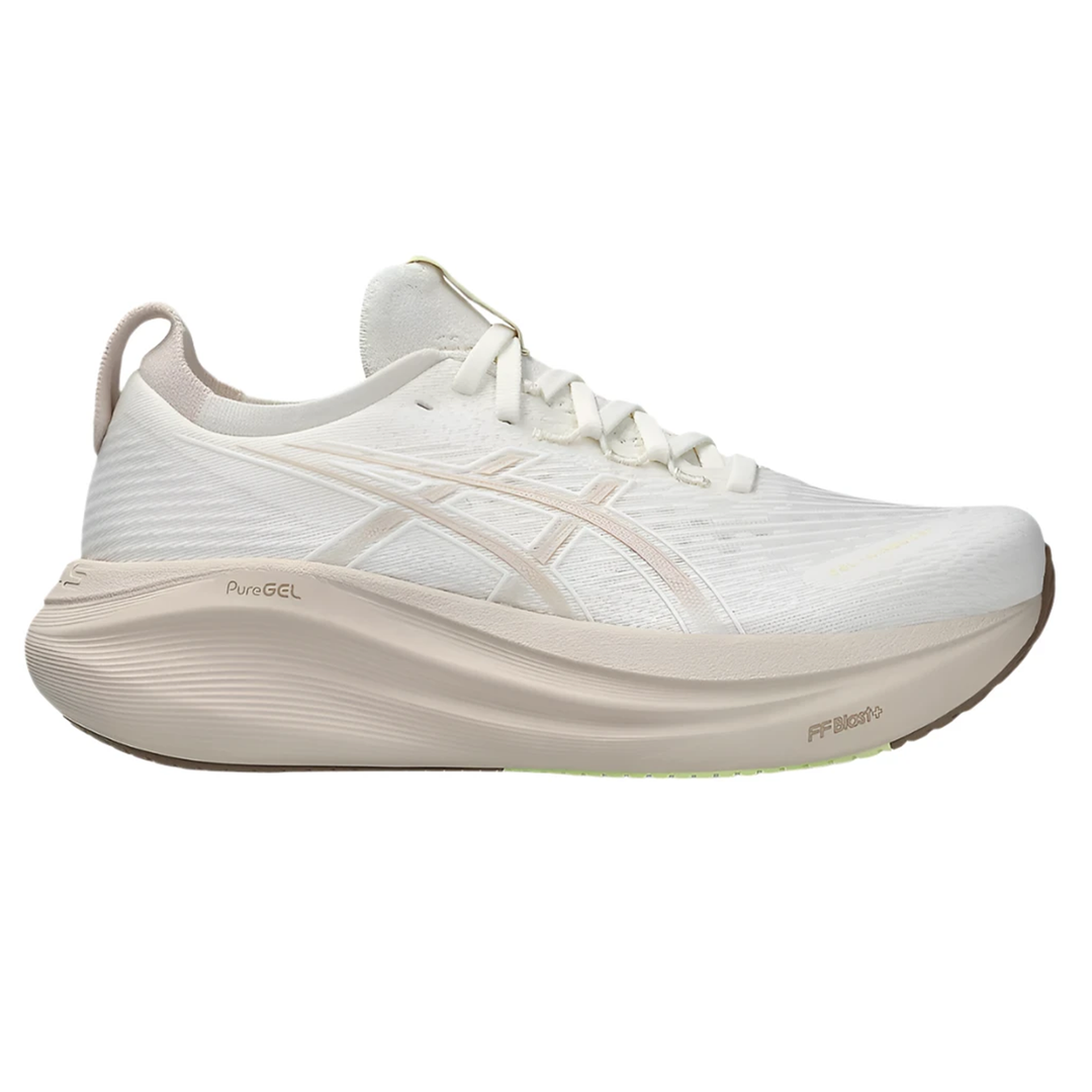 Asics Womens Gel Nimbus 27 - Cream/Mineral Beige - Neutral - SS25