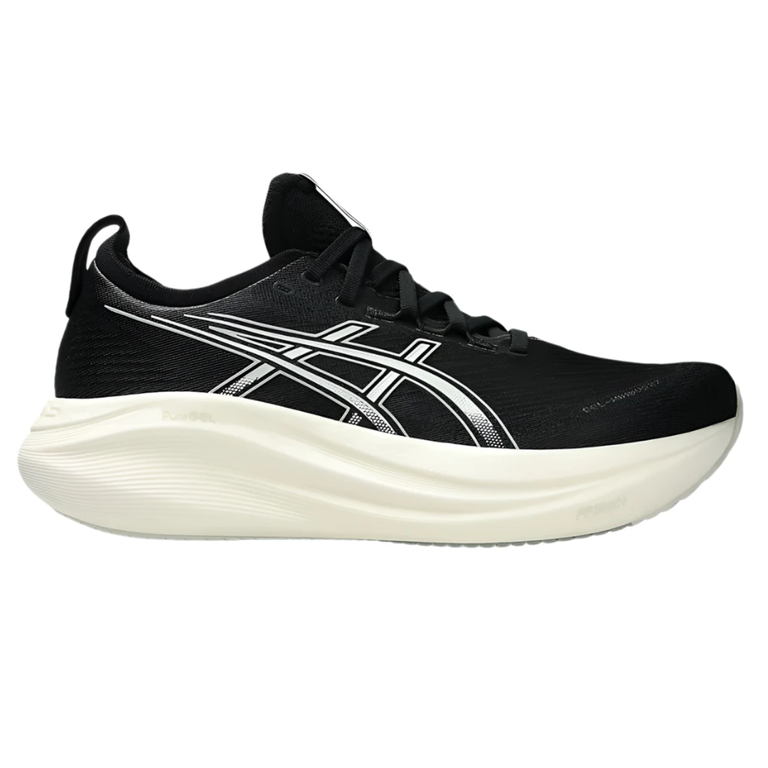 Asics Mens Gel Nimbus 27 - Black/Lake Grey - Neutral - SS25