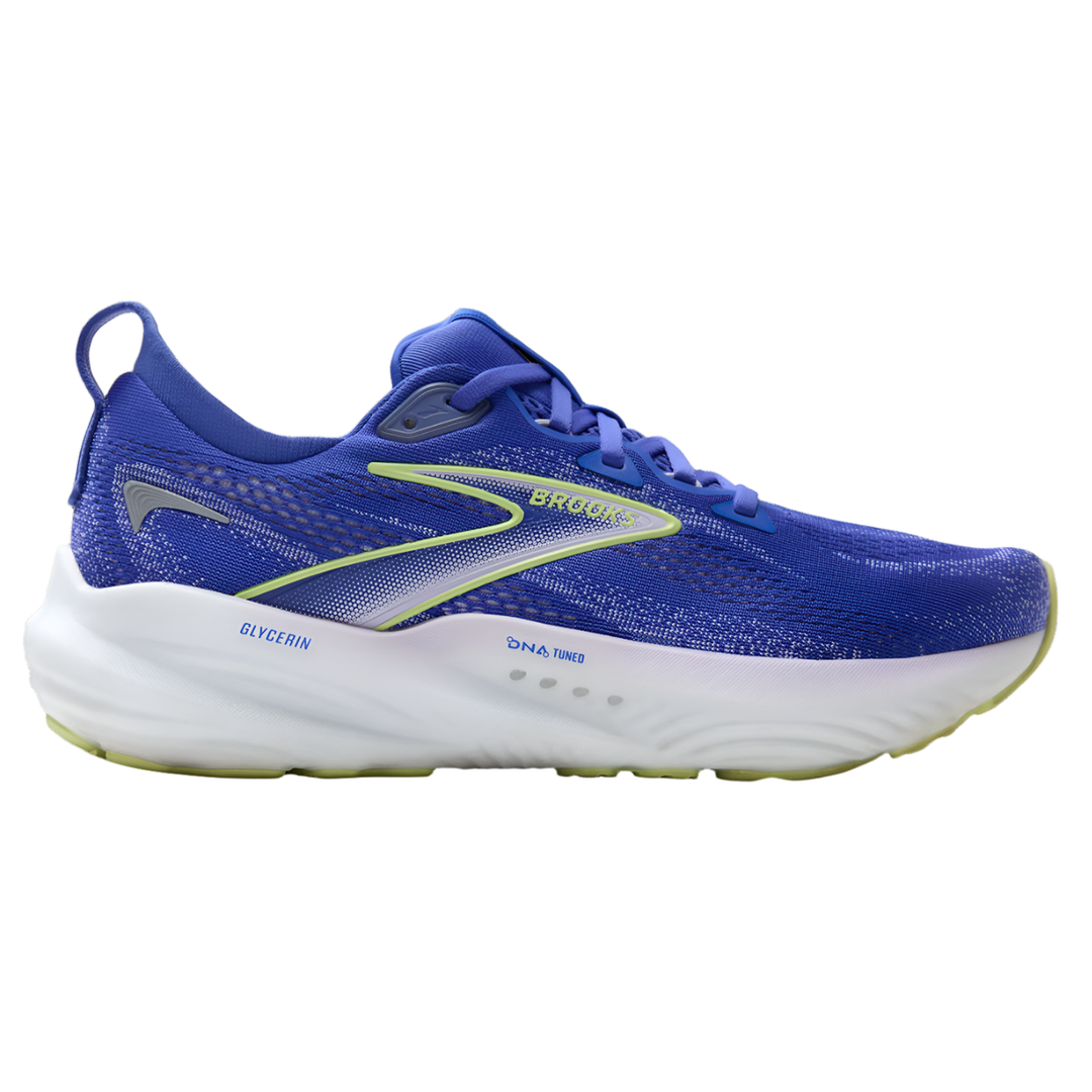 Brooks Womens Glycerin 22 - Amparo Blue/Hyper Iris/Yellow - Neutral  - SS25