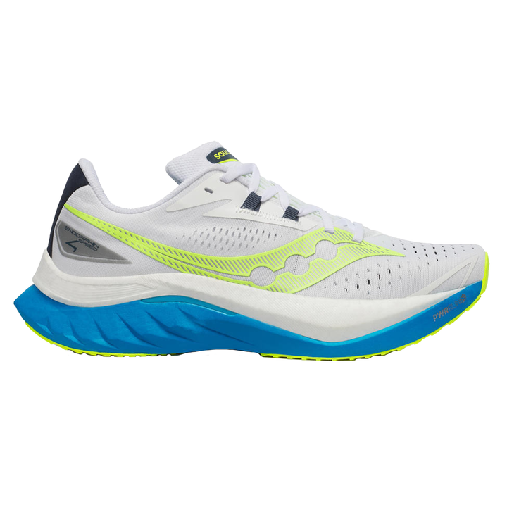 Saucony Mens Endorphin Speed 4 - White/ViziBlue - Neutral