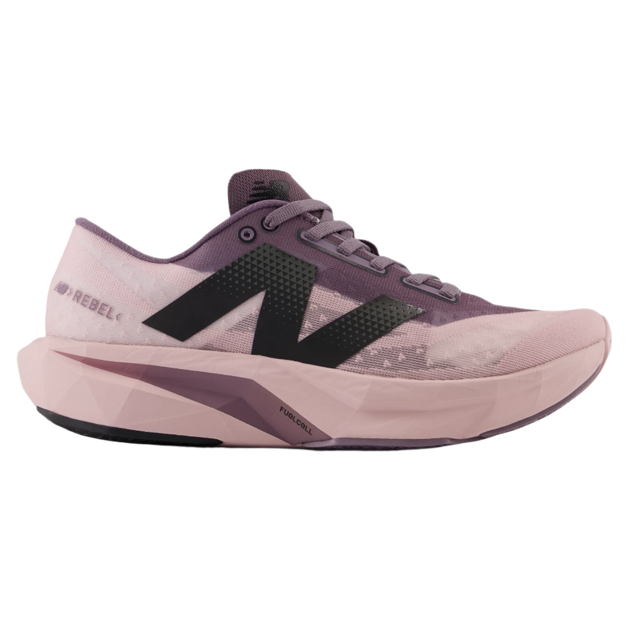 New Balance Womens FuelCell Rebel V4 - Twilight Haze/Dark Ice Wine/Black - Neutral - SS25