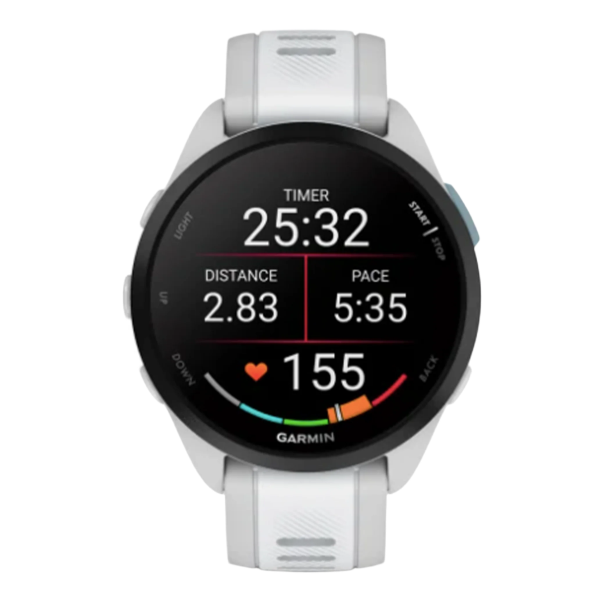 Garmin Forerunner 165 - 43mm - Mist Grey/Whitestone