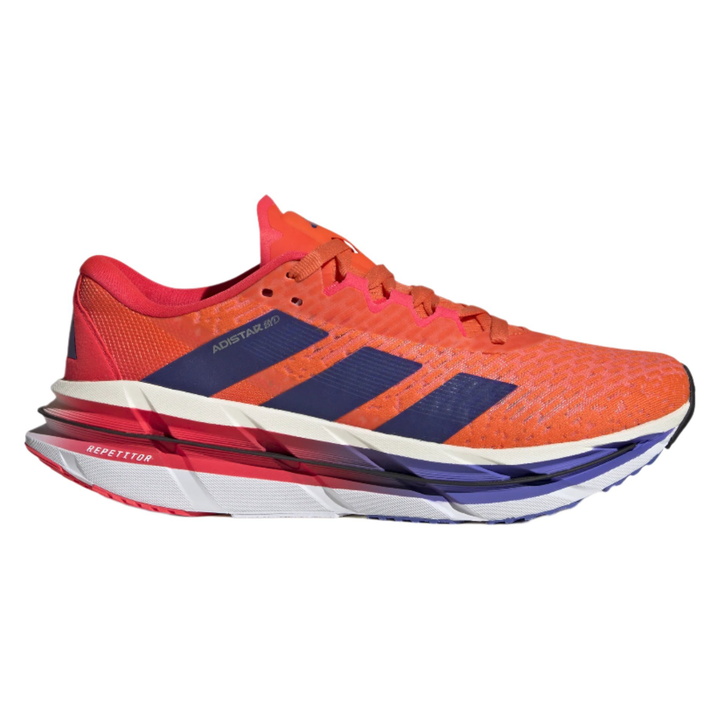 Adidas Mens Adistar BYD - Impact Orange/Lucid Blue/Lucid Red - Neutral - SS25