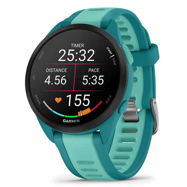 Garmin Forerunner 165 Music 43mm Turquoise Aqua Run North West