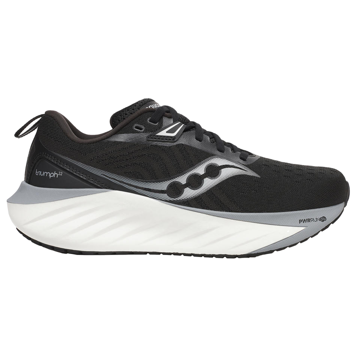 Saucony Womens Triumph 22 - Black/White - Neutral