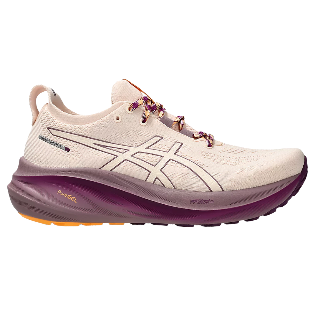 Asics Womens Gel Nimbus 26 TR - Nature Bathing/Pearl Pink- Neutral