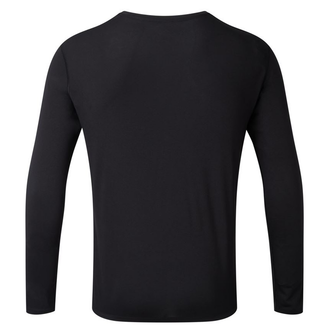 RonHill Mens Core L/S Tee - Black/Bright White