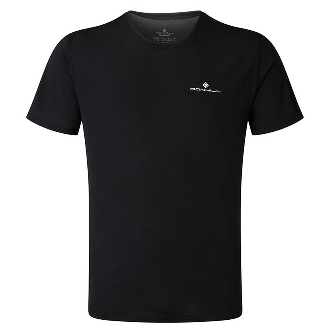 RonHill Mens Core S/S Tee - Black/Bright White