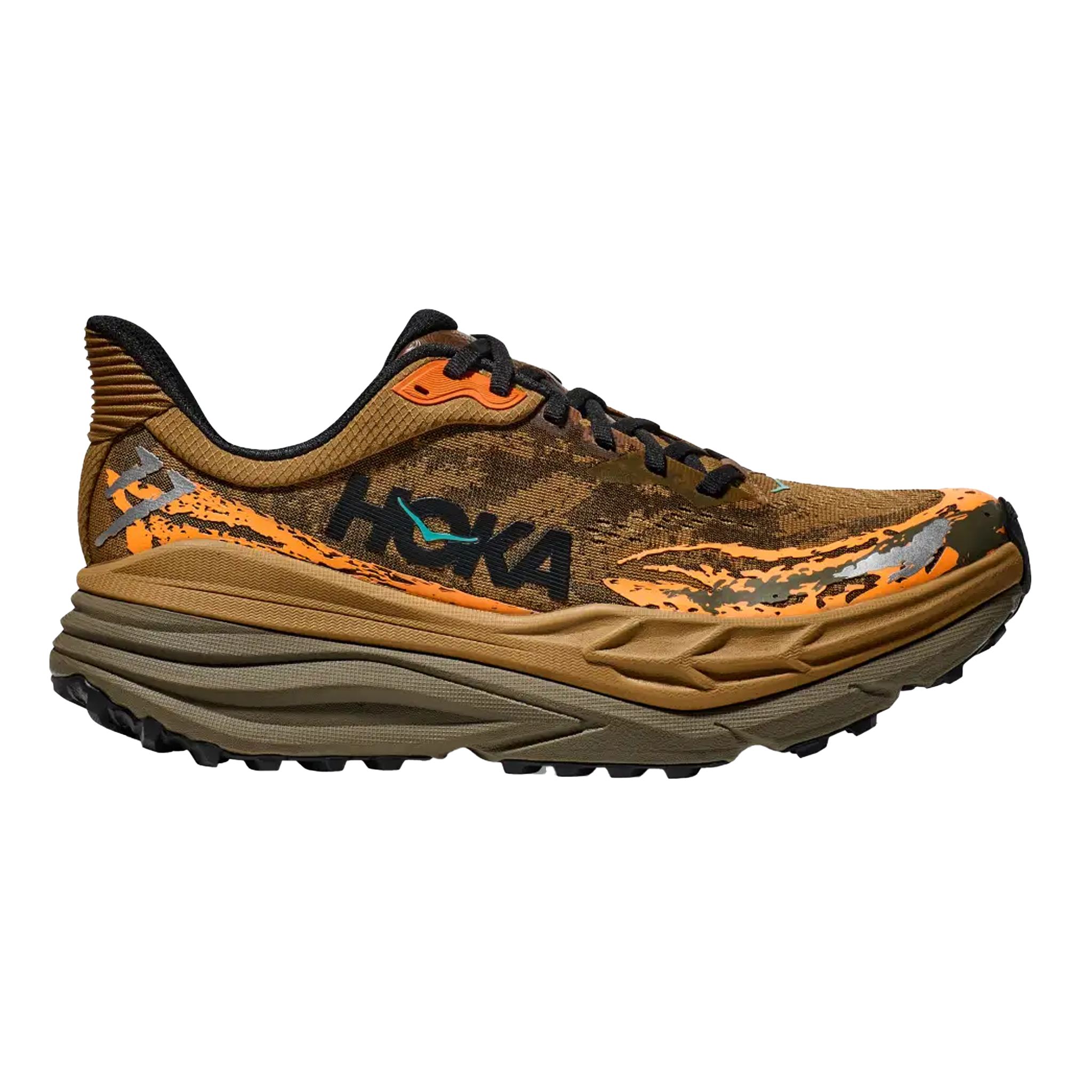 Hoka Mens Stinson 7 - Honey/ Antique Olive - Trail