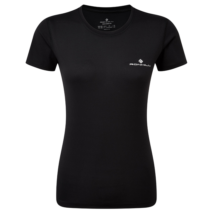 RonHill Womens Core S/S Tee - Black/Bright White