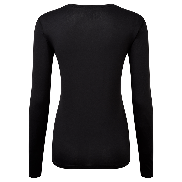 RonHill Womens Core L/S Tee - Black/Bright White