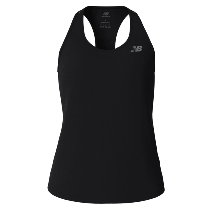 New Balance Womens Athletics Tank - Black Heather