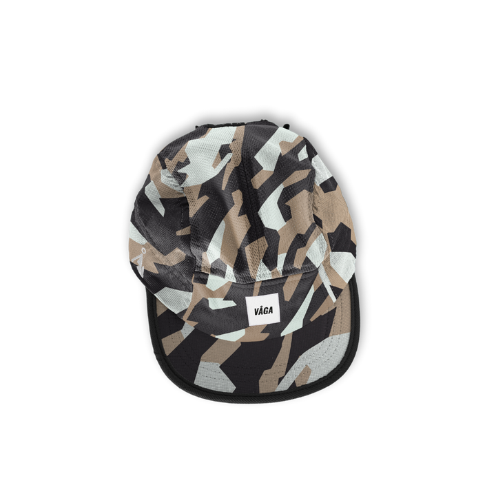 Vaga Limited Print Cap - Black/Taupe/Mist Blue