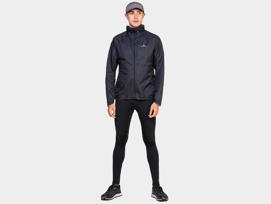 RonHill Mens Tech All-Terrain Jacket - All Black