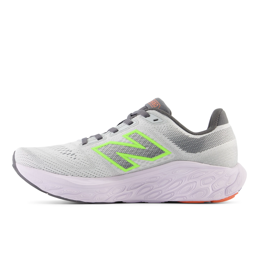 New Balance Womens 880V14 - Grey Matter/Taro/Bleached Lime Glo/Gulf Red - Neutral