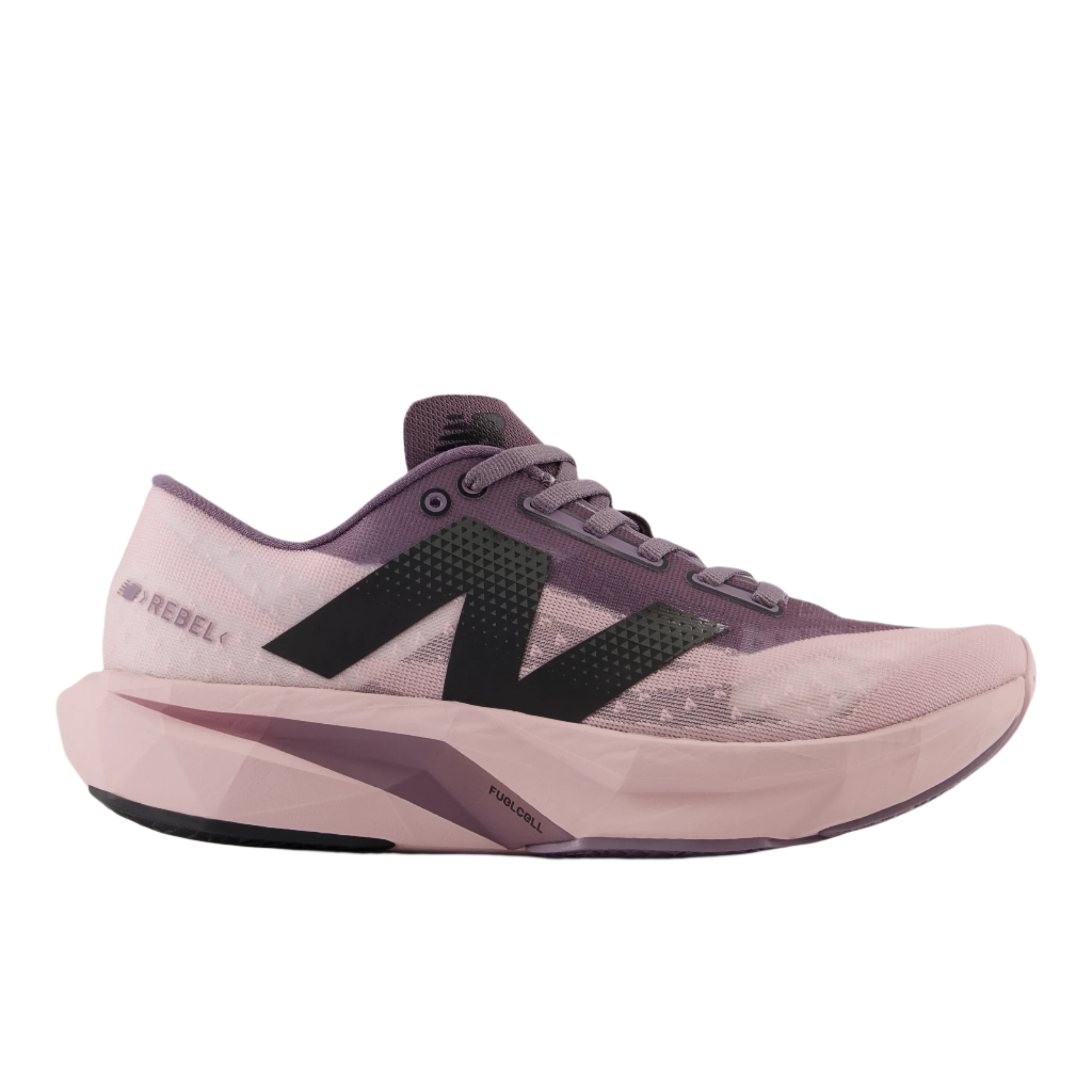 New Balance Womens FuelCell Rebel V4 - Twilight Haze/Dark Ice Wine/Black - Neutral - SS25