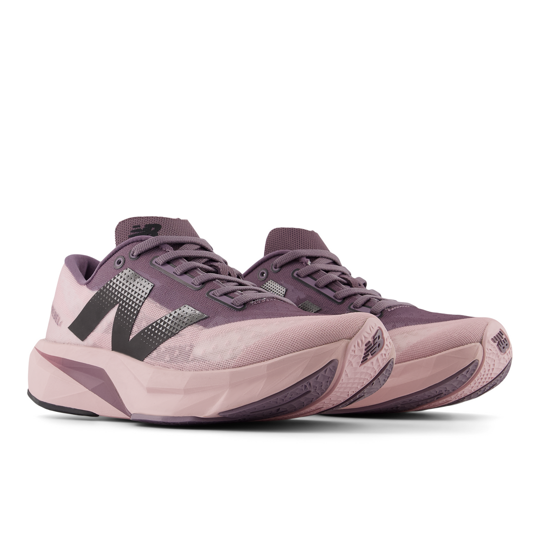 New Balance Womens FuelCell Rebel V4 - Twilight Haze/Dark Ice Wine/Black - Neutral - SS25