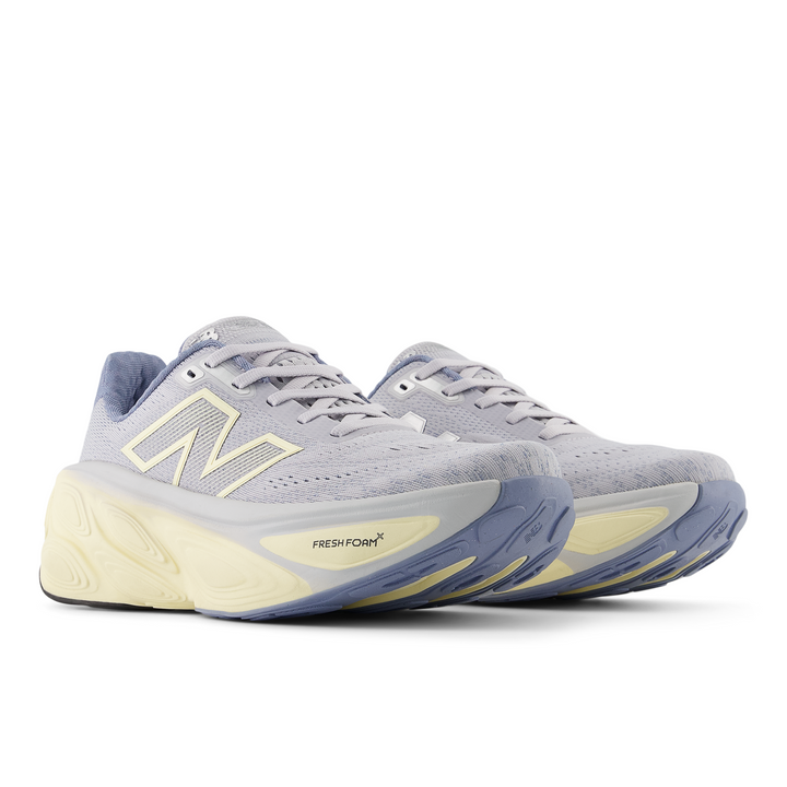 New Balance Womens Fresh Foam X More v5 - Pearl Grey/Dusk Shower/Calcium - Neutral - SS25