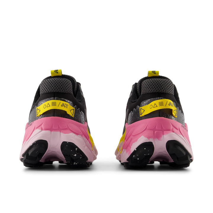 New Balance Womens Fresh Foam X More Trail V3 - Black/Ginger Lemon/Real Pink - Trail