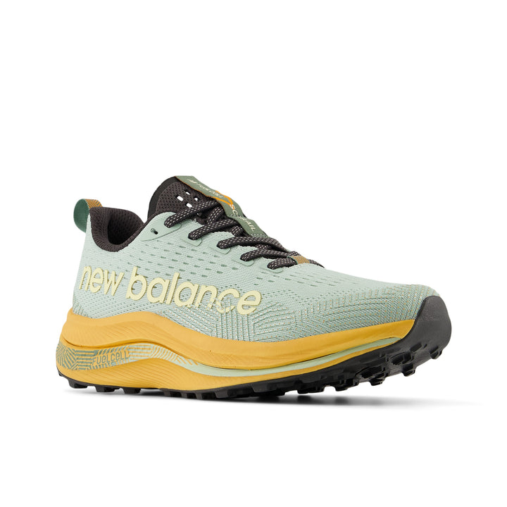 New Balance Womens Fuelcell Supercomp Trail - Clay Ash/Dried Apricot/Dark Juniper - Trail - SS25