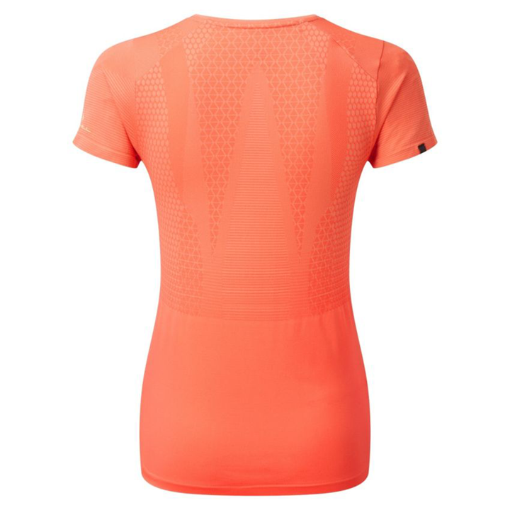 RonHill Womens Tech Marathon S/S Tee - Peach/Lemongrass