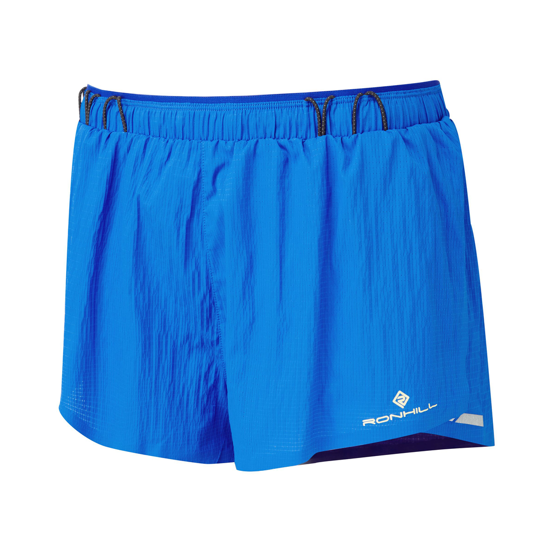 RonHill Womens Tech Race Short - Electric Blue/Zest