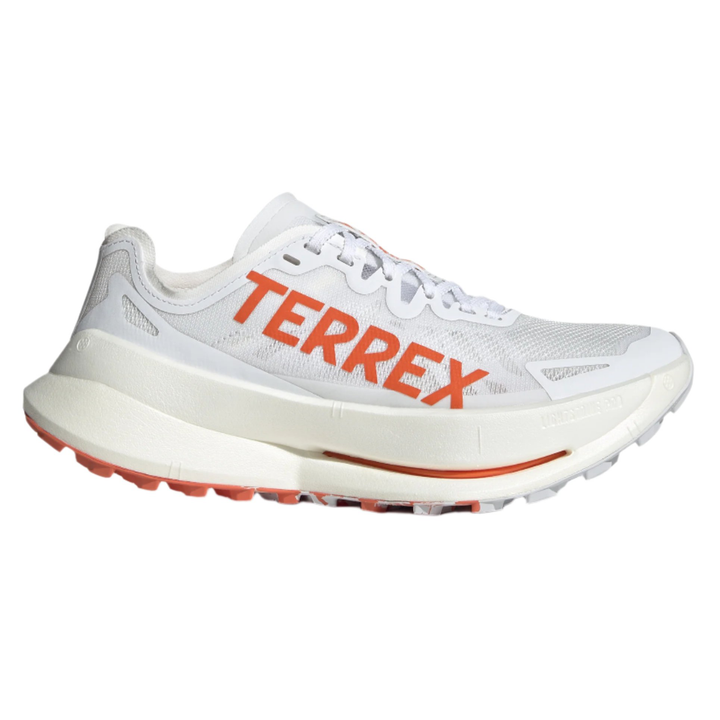 Adidas Mens Terrex Agravic Speed Ultra - Footwear White/Impact Orange/Dash Grey - Trail - SS25