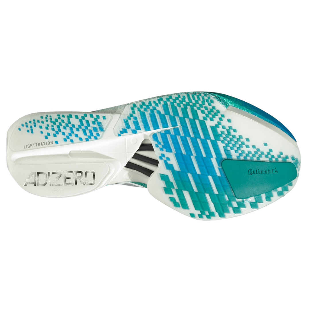 Adidas Womens Adizero Adios Pro 4 - Crystal White/Matte Silver/Glory Green - Neutral - SS25